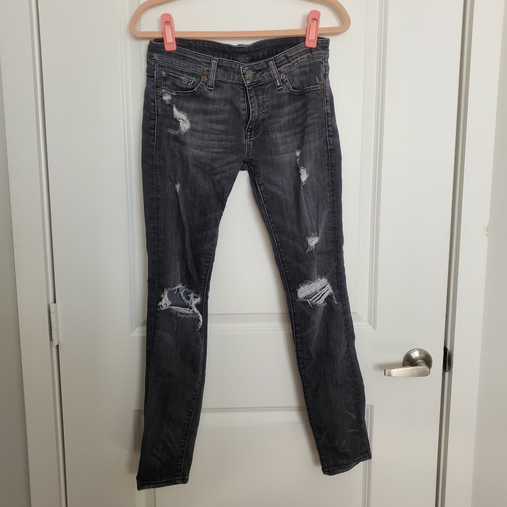 RALPH LAUREN BLACK JEANS SIZE 28/30